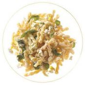 Pasta With Goat Cheese and Basil Oil