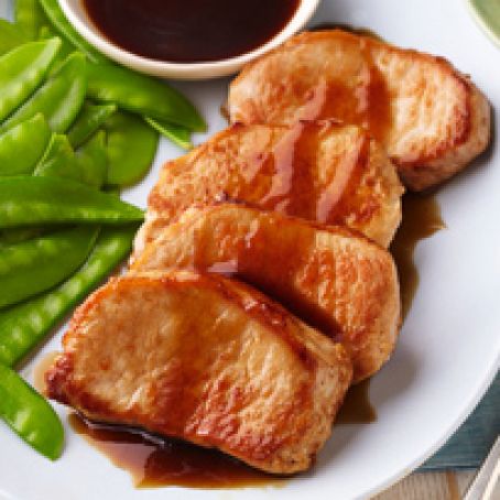Maple-Balsamic Glazed Pork Chops