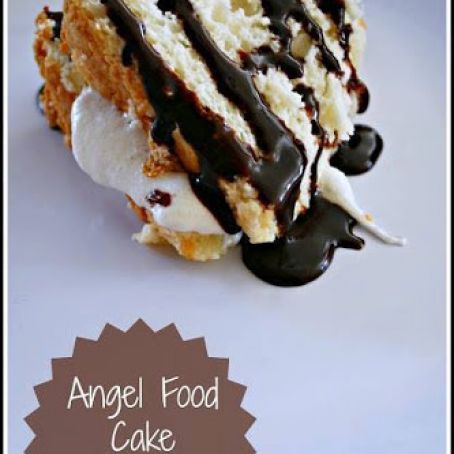 S'Mores Angel Food Cake