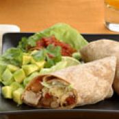 Shredded Turkey and Pinto Bean Burritos