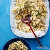 Cavatelli with Artichokes, Olives & Leeks