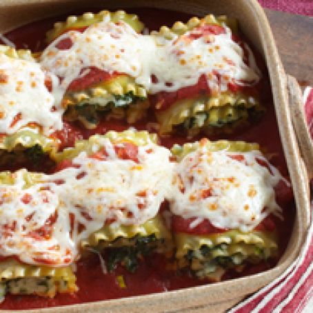Spinach Lasagna Rolls