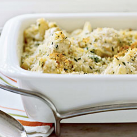 Gratin of Cauliflower with Gruyère