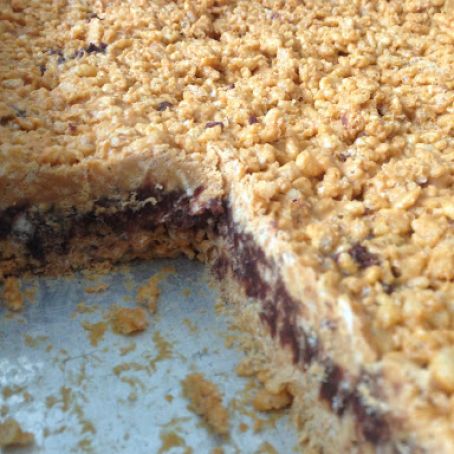 Butterscotch Rice Krispy Bars