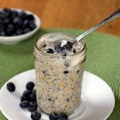 Blueberry Maple Refrigerator Oatmeal