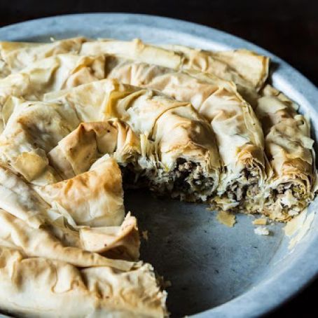 Balkan Lamb and Leek Pie