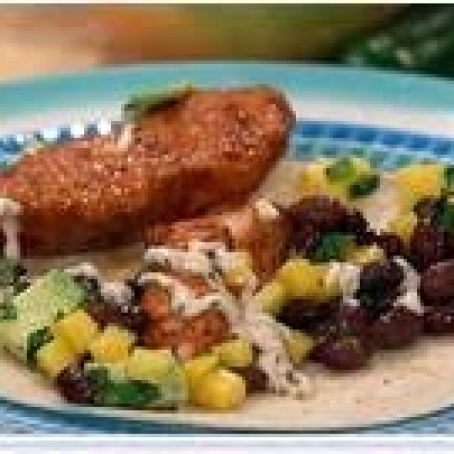Katie Lee's Fish Tacos with Creamy Chipotle Sauce