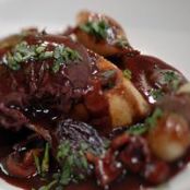 Eggs in Burgundian Wine Sauce