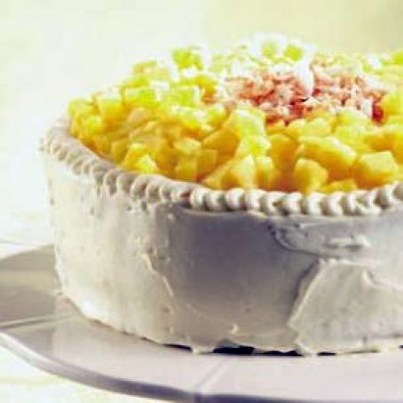 Pineapple-Coconut Layer Cake