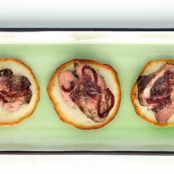 DUCK or RABBIT LIVERS w/ONION MARMALADE