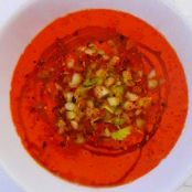 Raw Tomato Red Pepper Soup