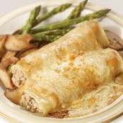 CANNELLONI WITH RICOTTA FROM HERE AND WILD MUSHROOMS