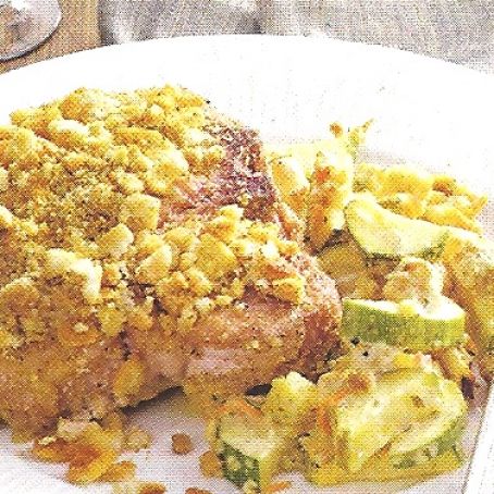 Zucchini Pork Chop Supper