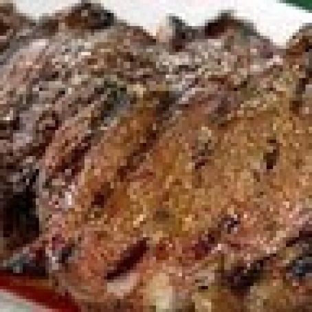 Tart and Tangy Rib-Eye Steaks