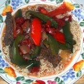 Slow Cooker Pepper Steak