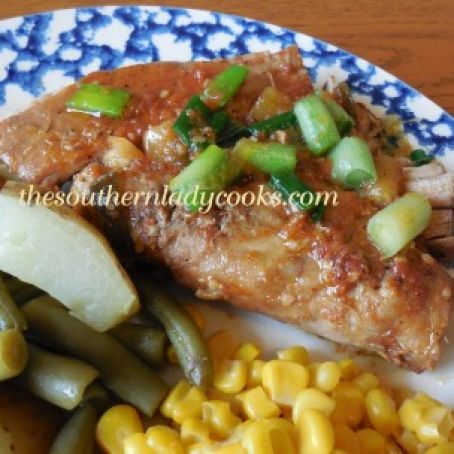 Crock Pot Spicy Pork Tenderloin