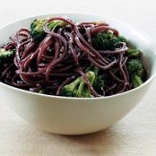 RED WINE SPAGHETTI w/BROCCOLI