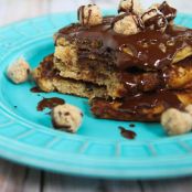 Paleo Choc Chip Cookie Dough Pancakes from Demimelon Eats