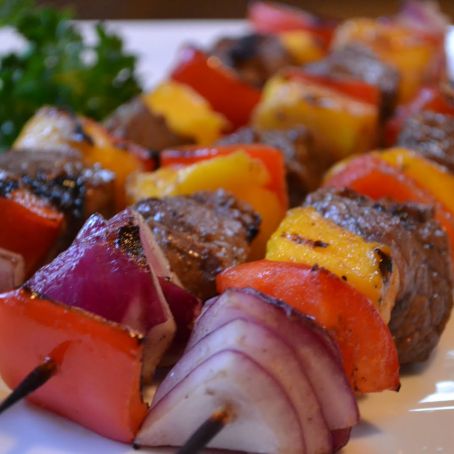 Balsamic Steak Skewers
