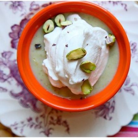 Homemade Pistachio Pudding
