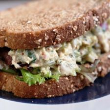Mom's tuna salad sandwich