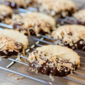 Toasted Coconut Shortbread Cookies