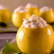 Risotto in a Lemon Cup