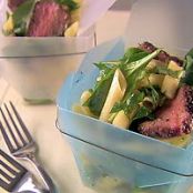 Penne with Beef and Arugula