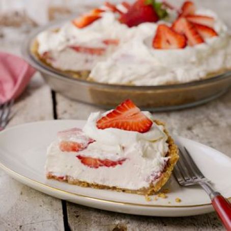 Strawberry Icebox Pie