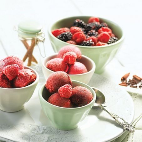 Berry Sorbet with Mixed Spices