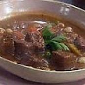 Cocoa Tinged Beef Stew with Root Vegetables
