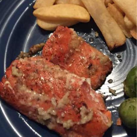 Lenten Recipe- Honey Garlic Salmon Dish