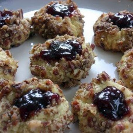 Pecan Raspberry Thumbprints