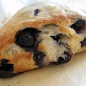 Blueberry Scones with Lemon Glaze