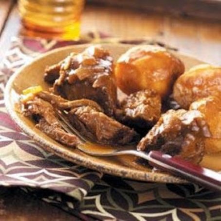 Sweet-and-Sour Pot Roast (slow cooker)