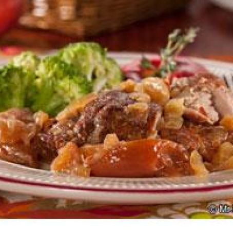 Pork with Apples & Bacon