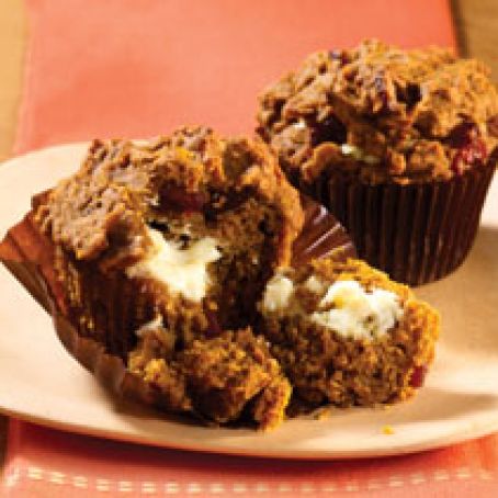 Pumpkin Cheesecake Muffins