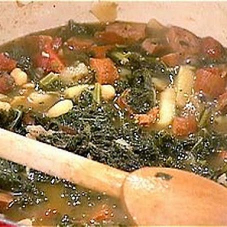 Portuguese Chourico and Kale Soup