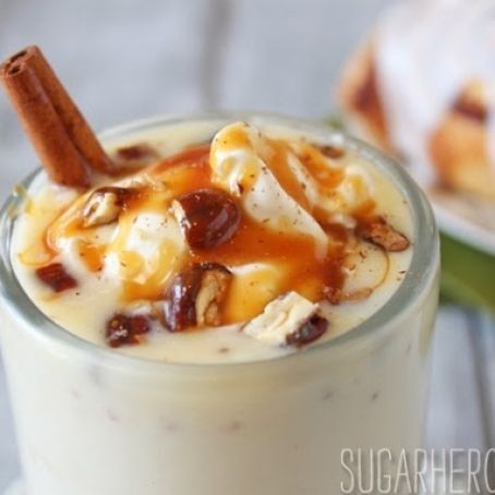 Cinnamon Bun White Hot Chocolate