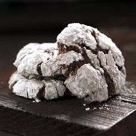 Chocolate Crackled Cookies Recipe