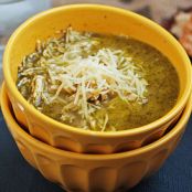Pesto Chicken Orzo Soup