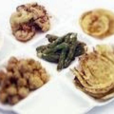 Vegetable Fritto Misto with Lemon Mayonnaise