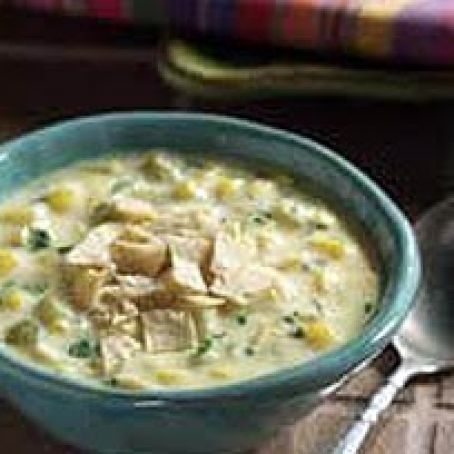 Spicy Southwest Corn Cheese Soup