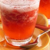 Sparkling Strawberry Lemonade Slush