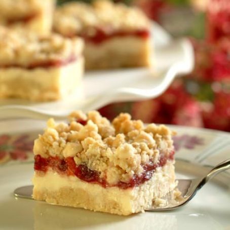 PREMIER CHEESECAKE CRANBERRY BARS