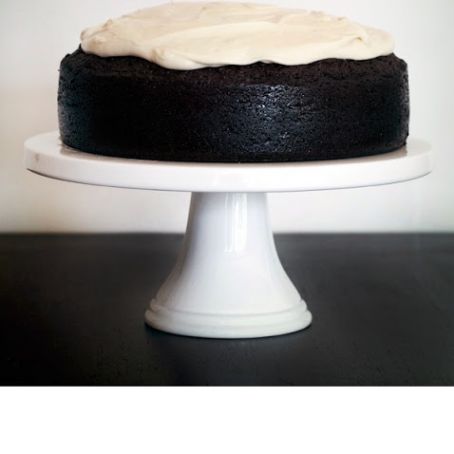 Dark Chocolate Guinness Cake with Baileys Cream Cheese Icing