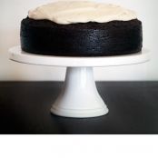 Dark Chocolate Guinness Cake with Baileys Cream Cheese Icing