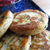 Garlicy Mashed Potato Cakes