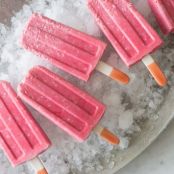 Raspberry Coconut Popsicles