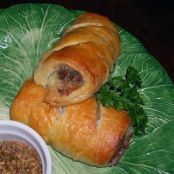 Lamb Sausage in Puff Pastry
